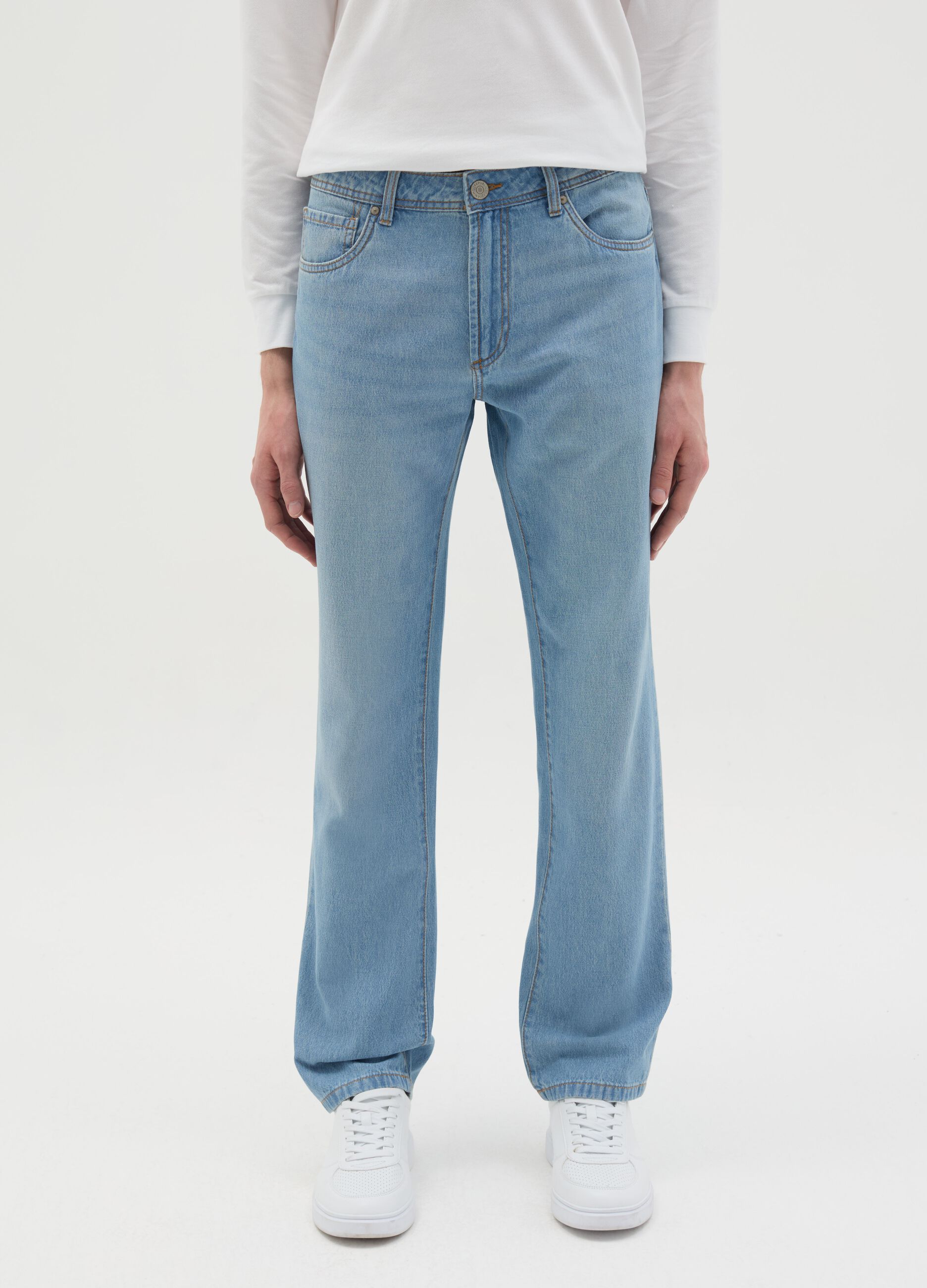 Regular-fit jeans with five pockets