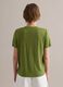 Green pure linen short-sleeve T-shirt, regular fit_3