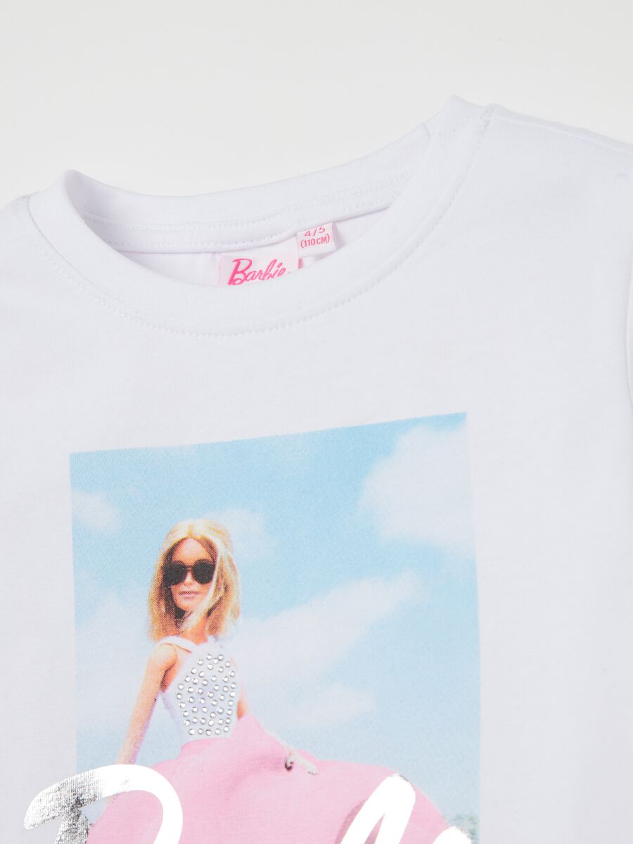 Long-sleeved T-shirt with Barbie print_3