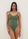 Slim Fit Green Swimsuit_0