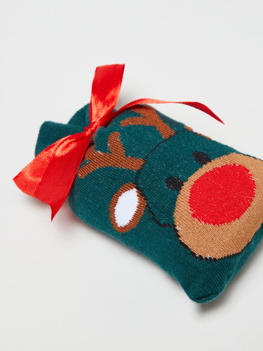 Calze corte con disegno jacquard_0