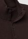 Brown cotton and cashmere blend jumper with collar_1