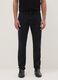 Slim Fit Black Cotton Blend Jeans_1
