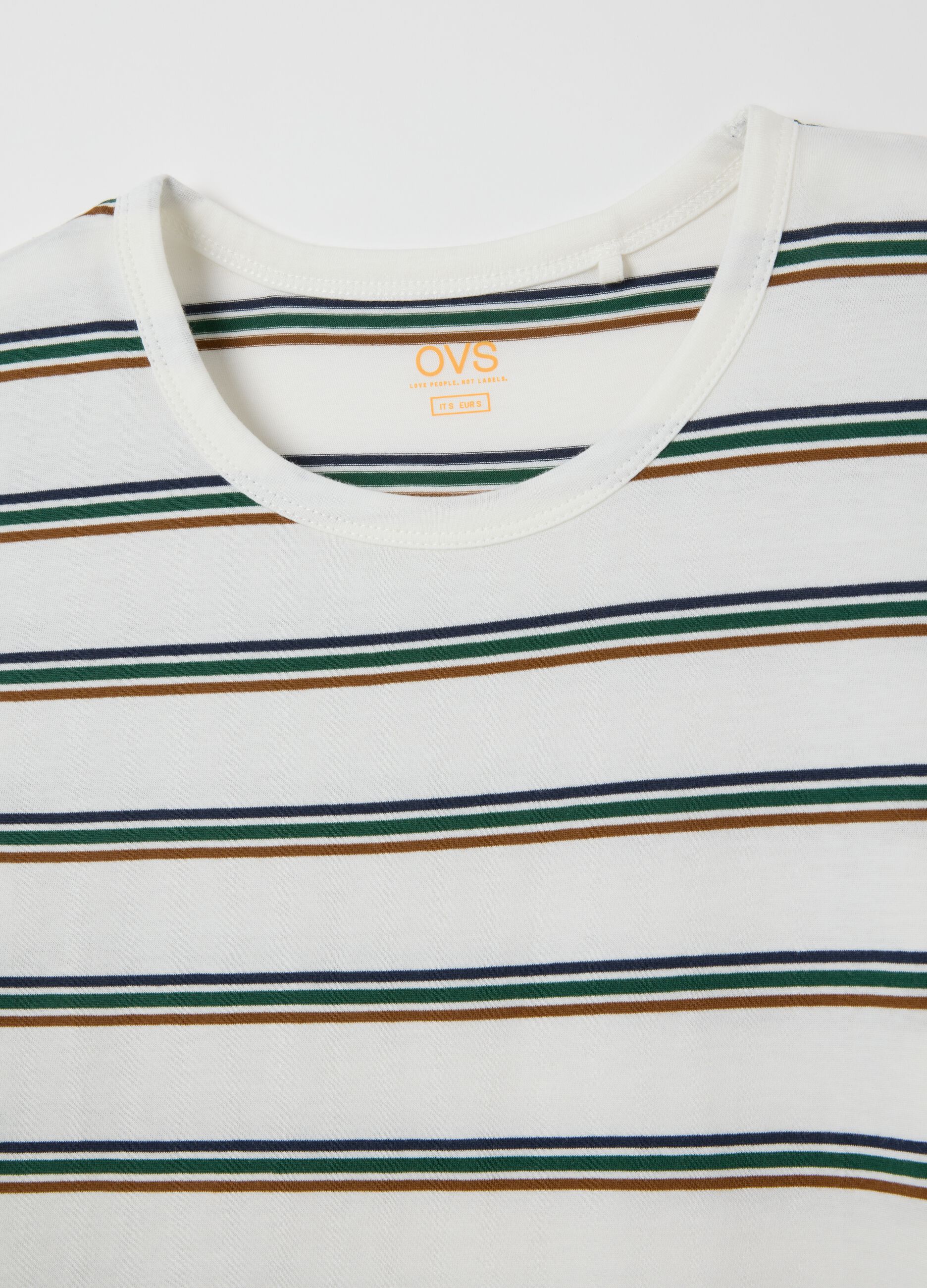 Women's multicolour pure cotton t-shirt
