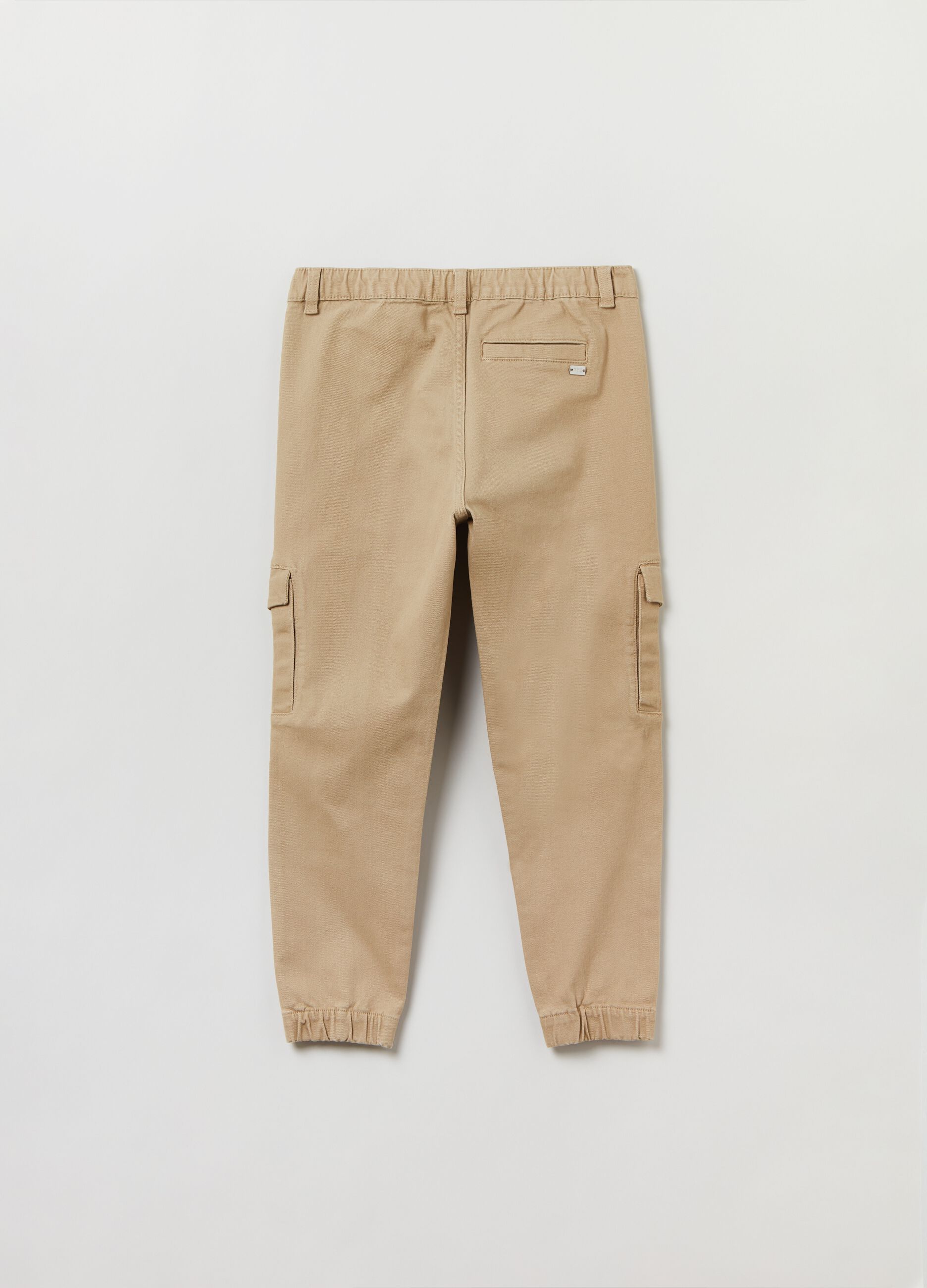 Pantaloni cargo con coulisse_1