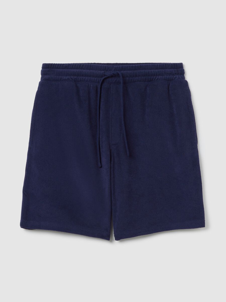 Bermuda in Lead Blue Mixed Fabric_4