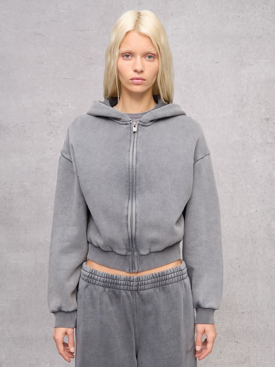 Vintage Grey Full-Zip Hoodie_0