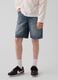 Cotton&ndash;Lyocell Blend Denim Shorts_1