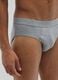 Set of three grey slips in pure cotton, regular fit_3
