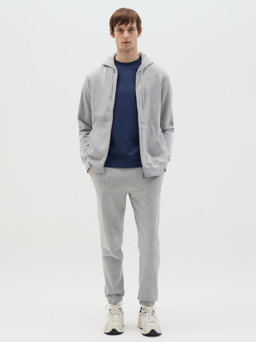 Essential fleece joggers with drawstring_0