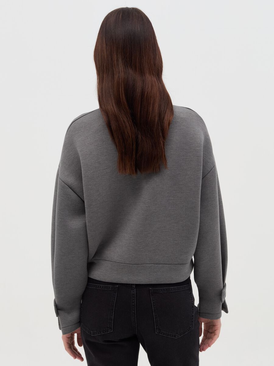 Bomber jacket with mock neck_3