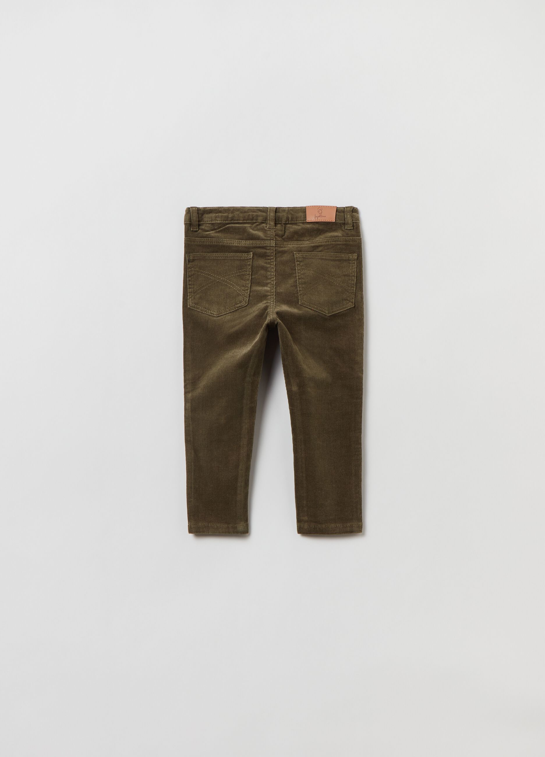 Pantaloni in corduroy cinque tasche_2