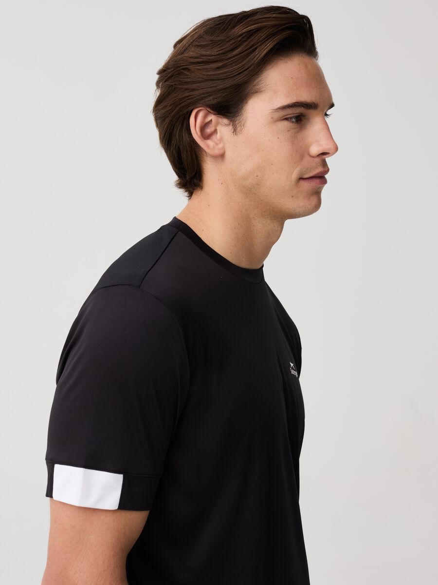 Quick-dry tennis T-shirt with Slazenger print_0