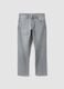 Grey stretch cotton jeans_0