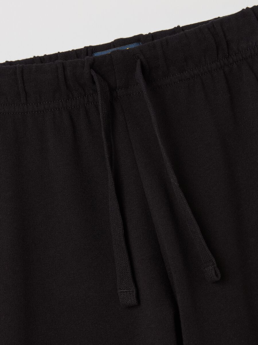 Joggers with drawstring and elasticated trims_2