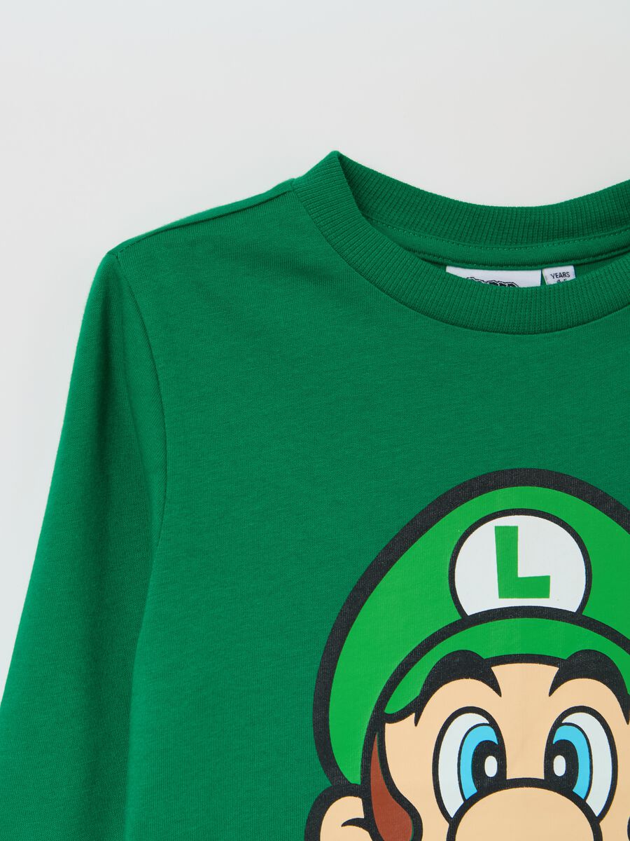 Long-sleeved T-shirt with Super Mario™ Luigi print_2