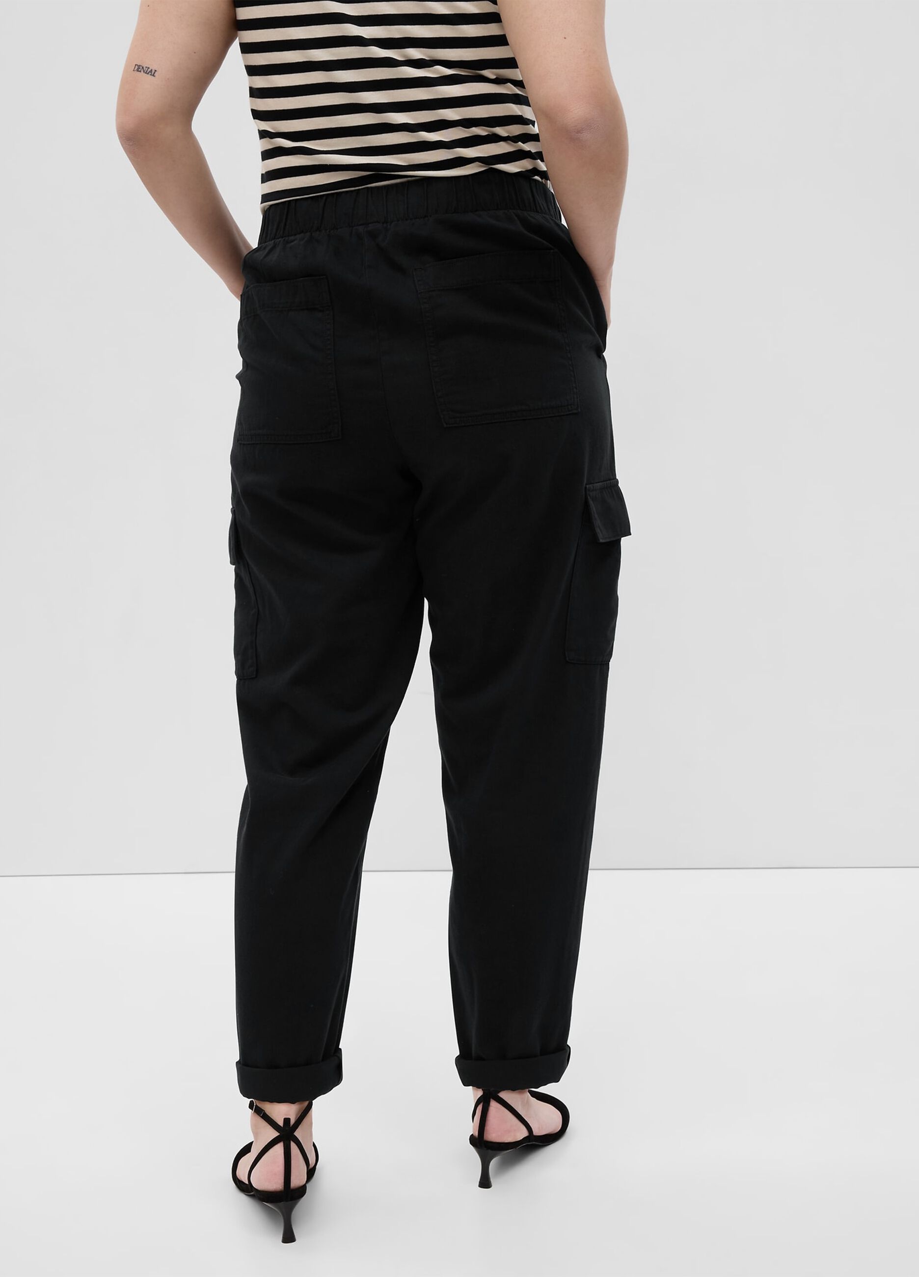 Cargo twill joggers