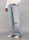 Baggy Denim Washed Light Blue_2