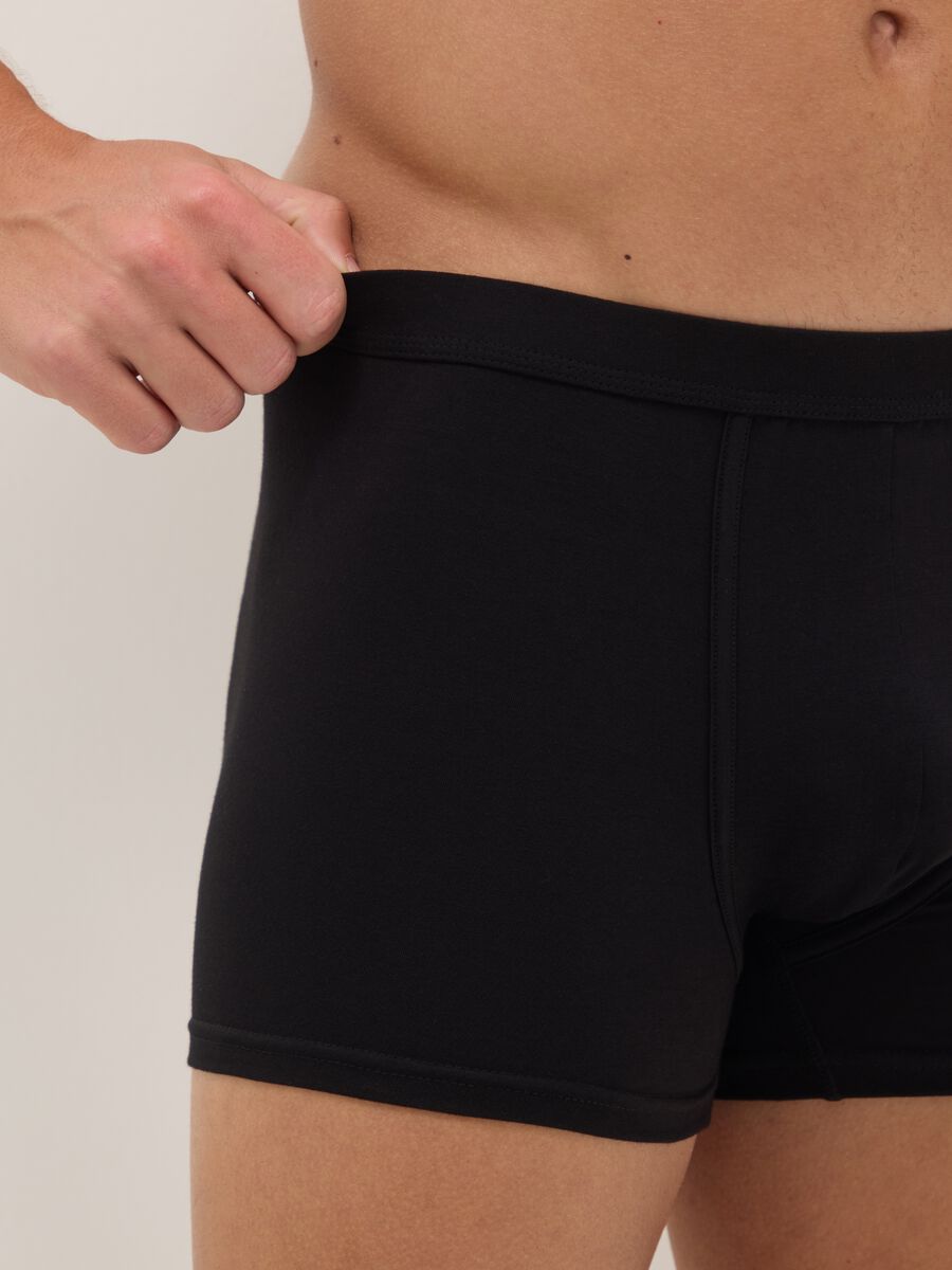 Two-pack black stretch cotton regular fit boxers_3