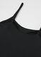 Black vest top with thin straps regular fit_5