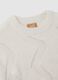 Beige maternity jumper with lace pattern_5