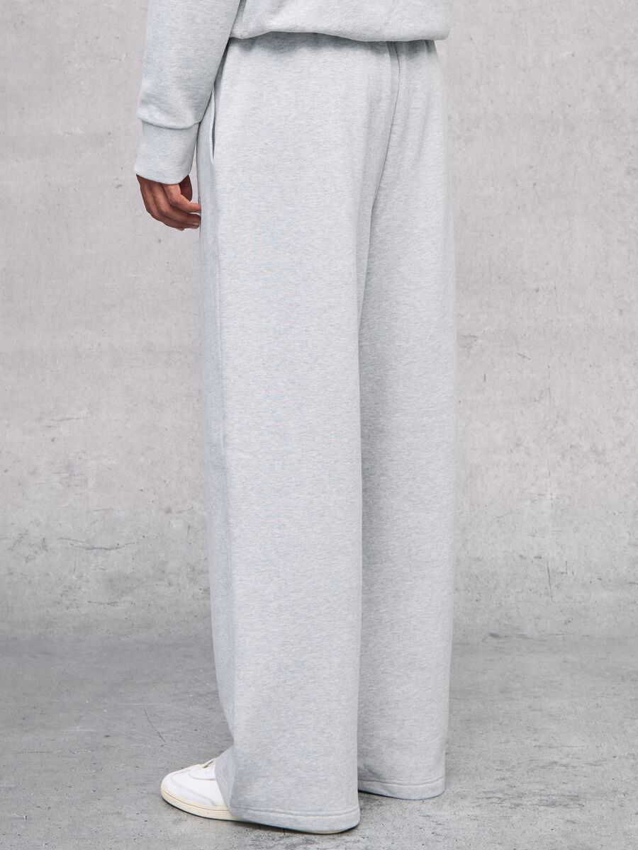 Perfect Grey Melange Sweatpants_3