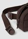 Brown stretch-fabric crossbody bag_1