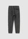 Boys' grey pure cotton joggers_1