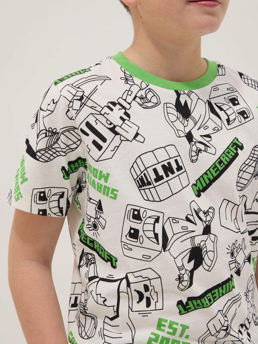 T-shirt in puro cotone multicolor da bambino regular fit con stampa_2