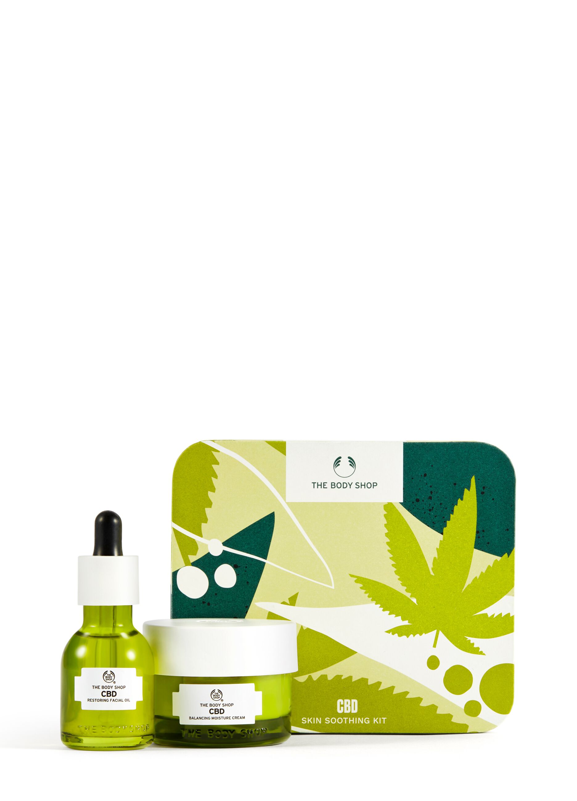 The Body Shop soothing kit with CBD