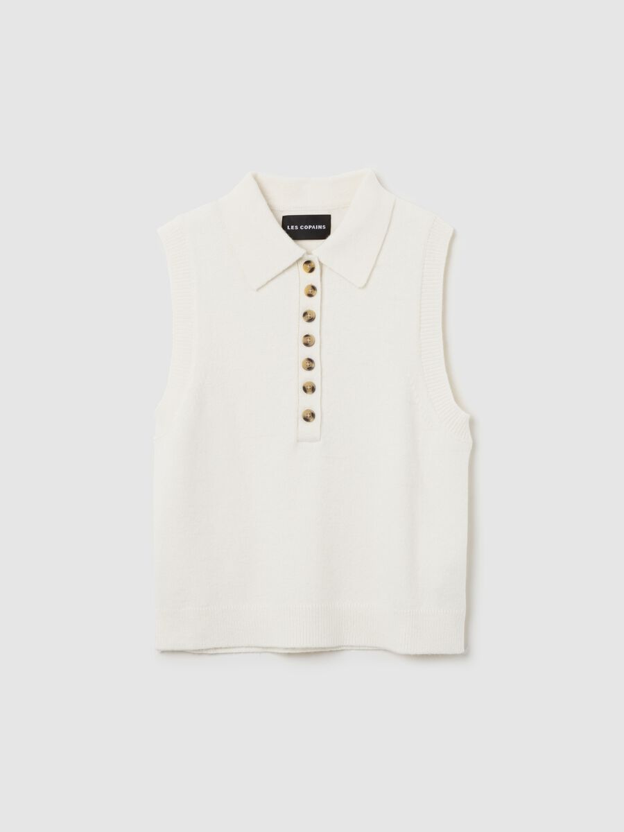 Gilet beige regular fit_4