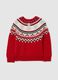 Girls' Save the Children Christmas Jumper with Red Jacquard Pattern_1