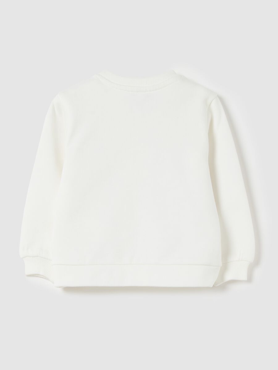 Cotton sweatshirt with animals print_1