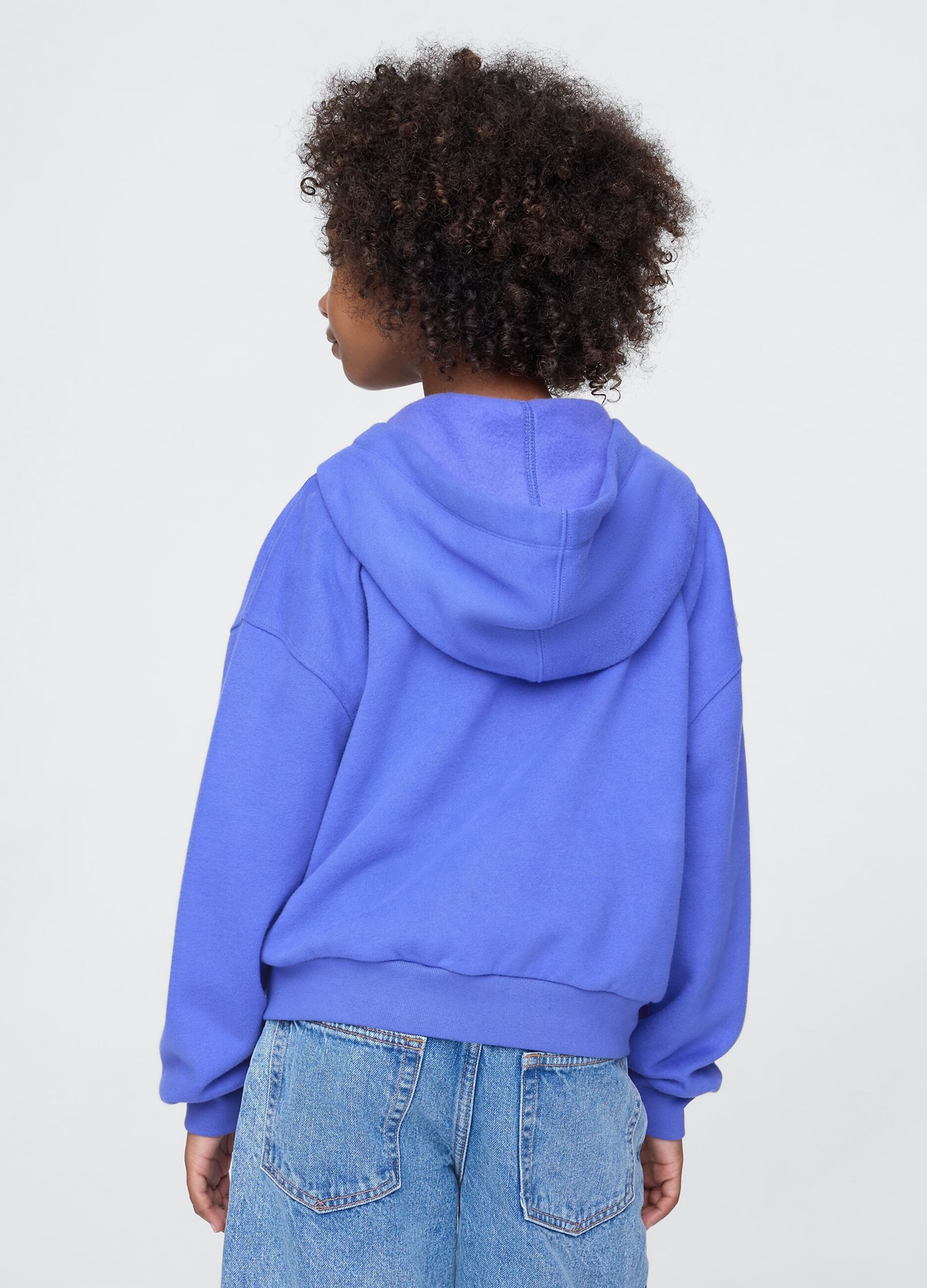 Purple full zip hoodie GAP Kids