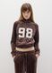Brown Zip-Up Regular Fit Sweatshirt_2