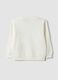 White organic cotton crew-neck sweatshirt_1