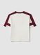 T-shirt bianca in puro cotone con girocollo_5