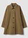 Brown pure cotton raincoat_5