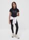 Black skinny leggings in stretch organic cotton blend for girls_0