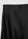 Black skirt in stretch satin fabric_6