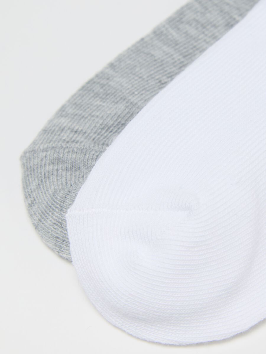 Five-pair pack grey and black stretch shoe liners_2