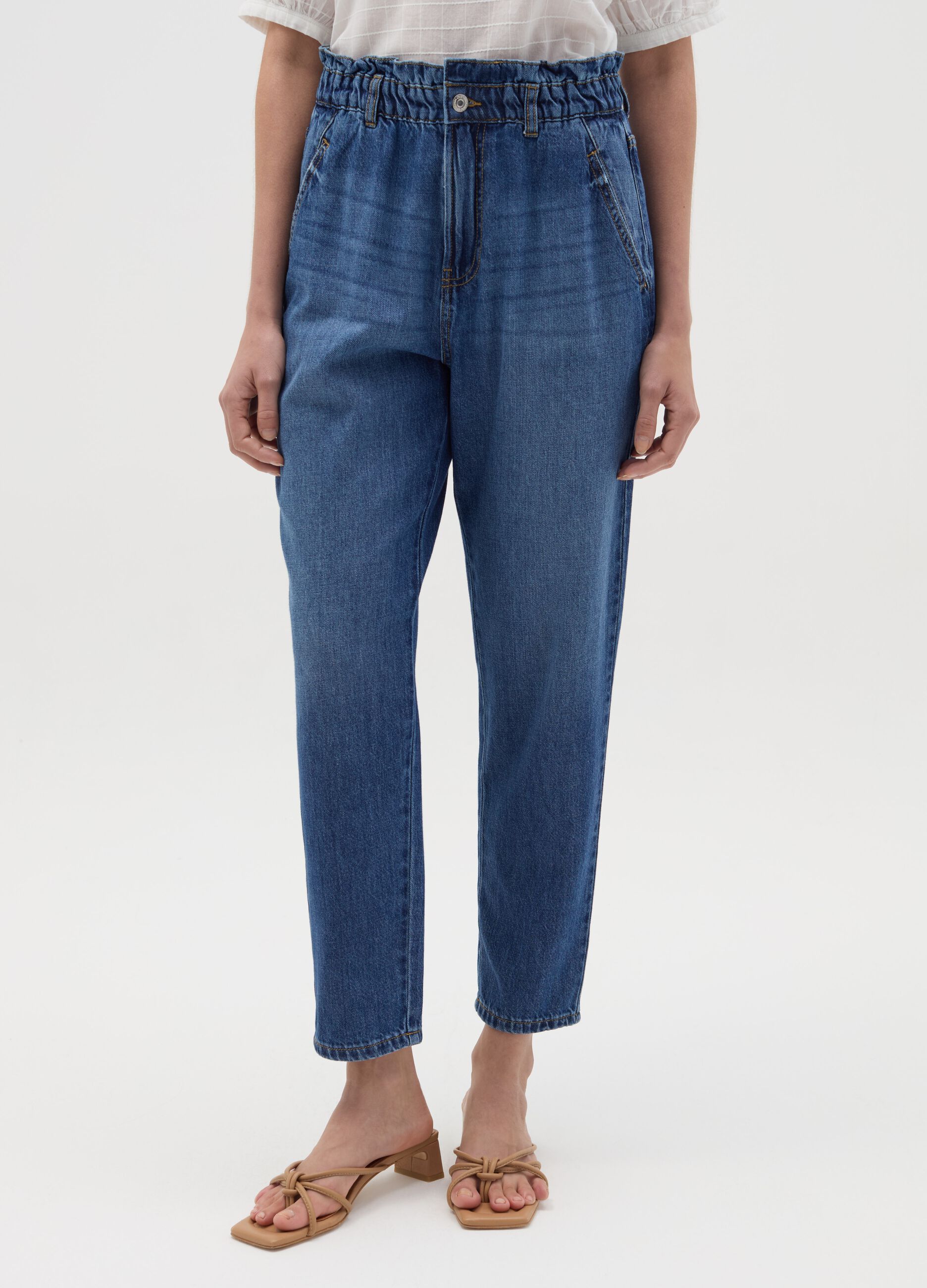 Jeans cropped slouchy fit