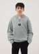 Green Tie-Dye Oversized Fit Boys' Pure Cotton Sweatshirt_0