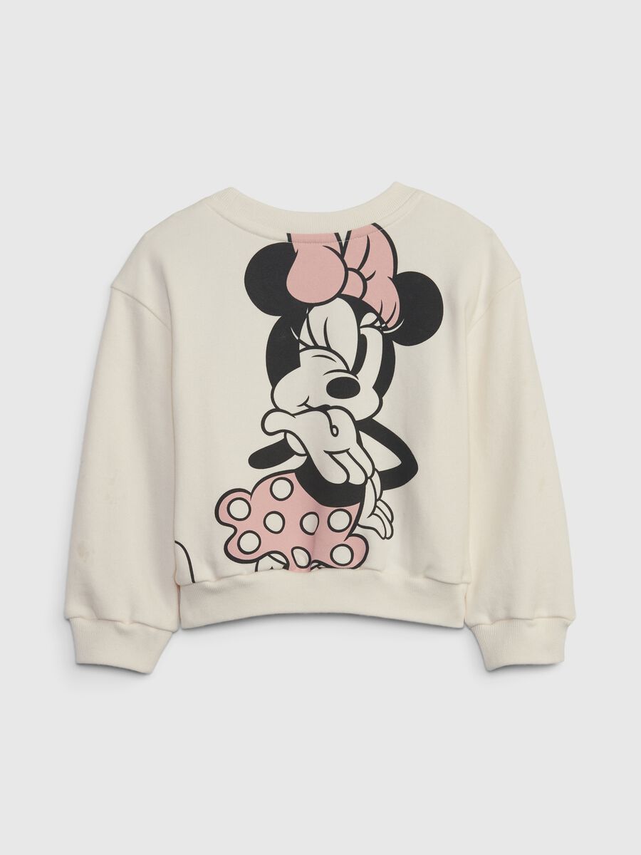 Felpa in French Terry con stampa Minnie_1