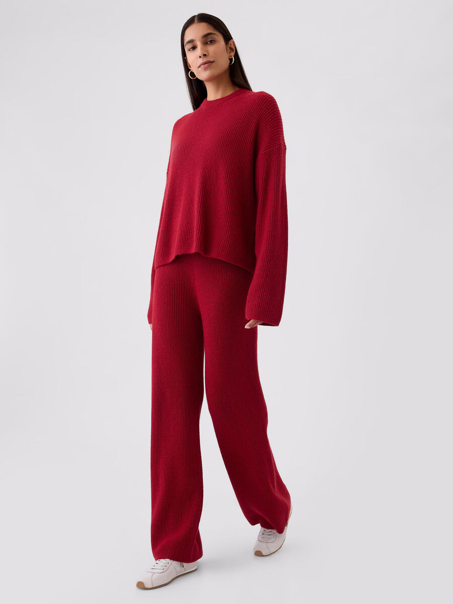 Pullover with ribbed design_1