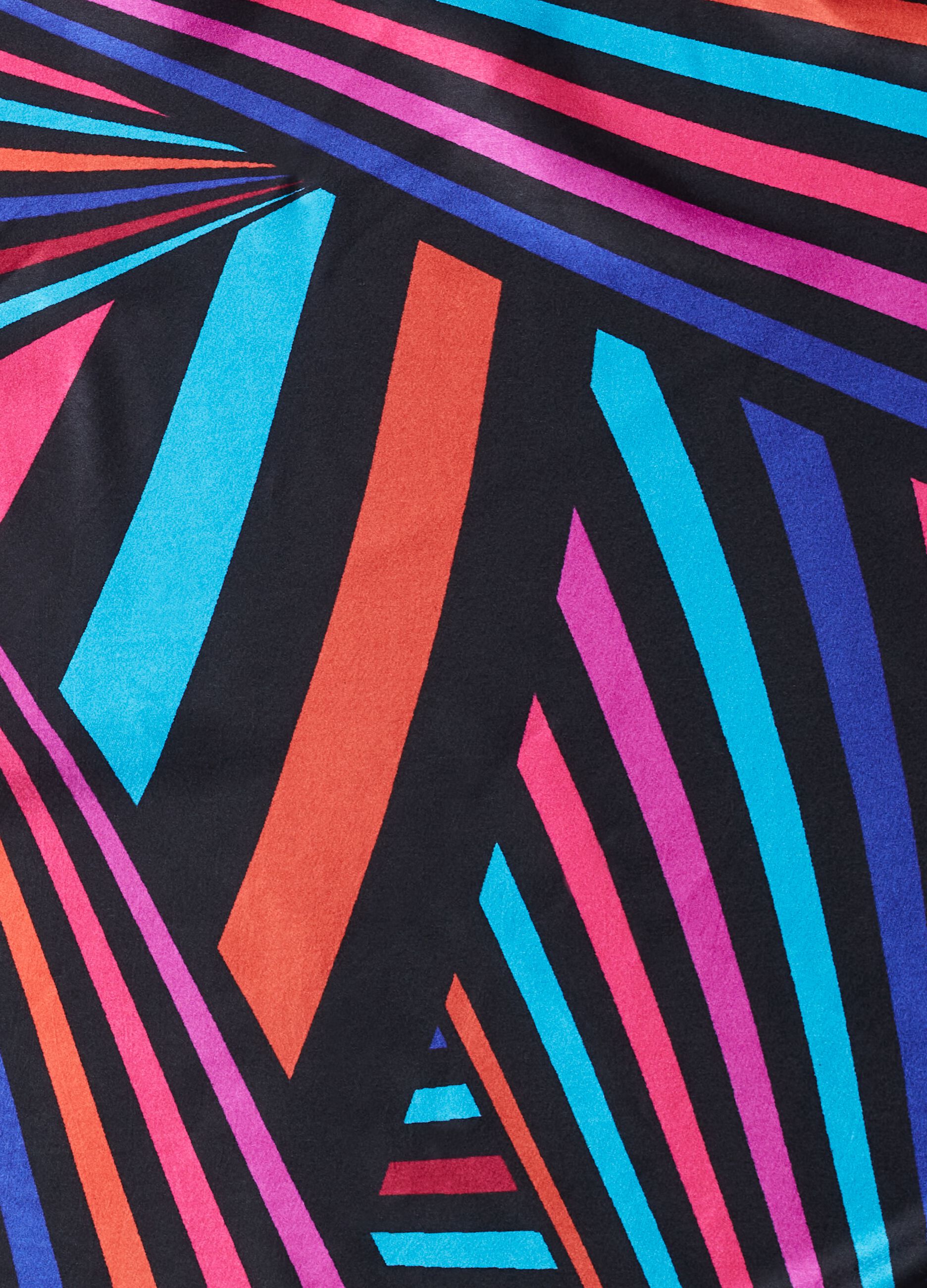 Foulard a righe multicolor_1