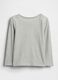 Grey Long Sleeve Cotton T-shirt_1