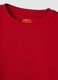 Red organic cotton crew-neck T-shirt_2