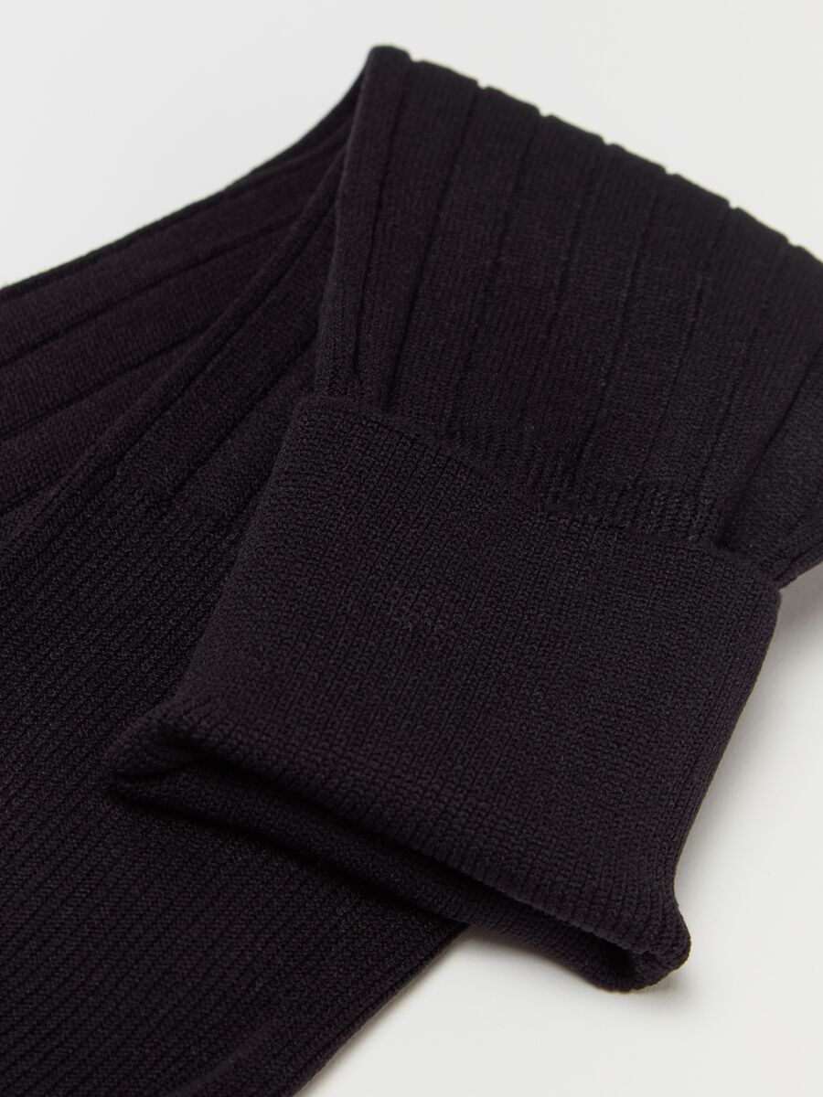 Two-pair pack long ribbed socks_2