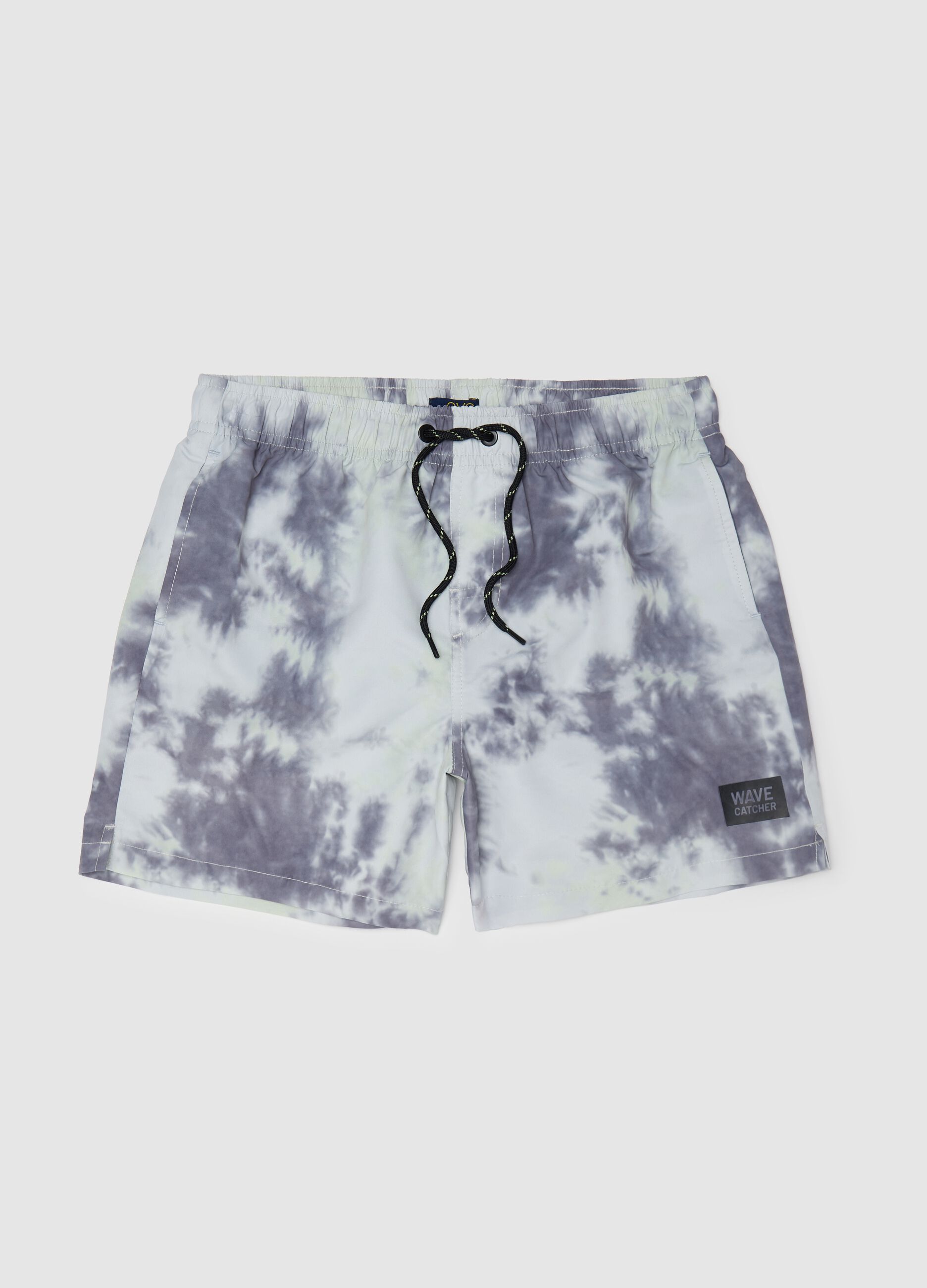 Grey tie-dye swim trunks OVS Kids